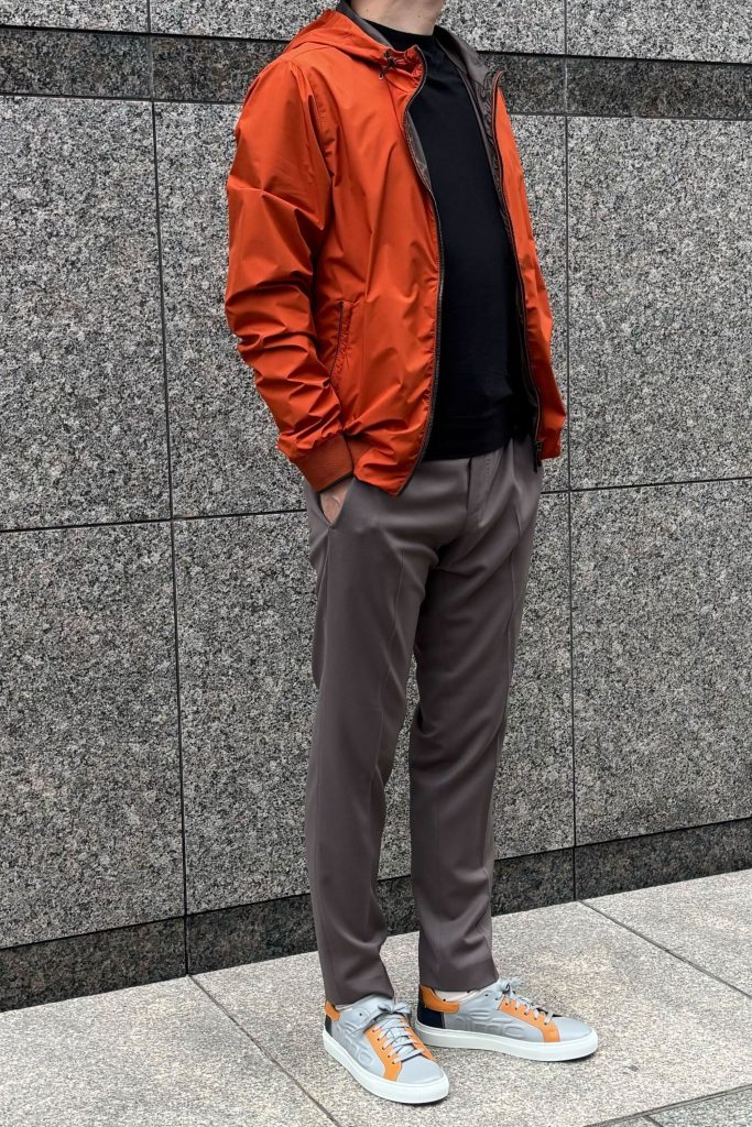 ナイロンや伸縮性のある素材をメインに使ったスポーティーな’ACTIVEシリーズ’の中では最もポピュラーなフィットの’EPSILON’