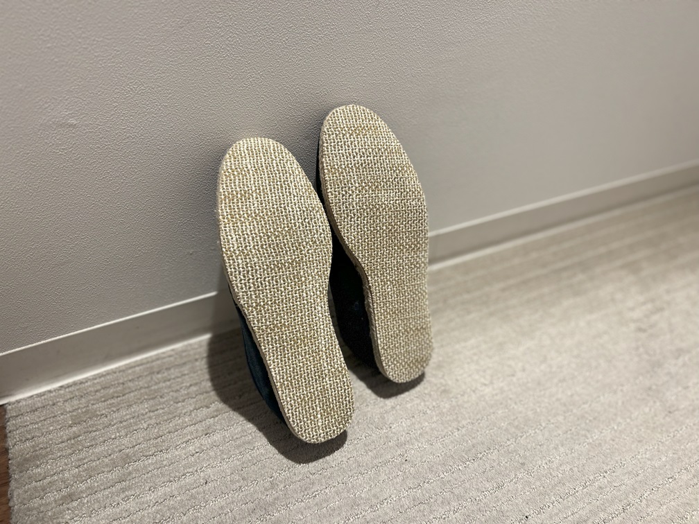 Saint Barthスリッポンの通気性に優れたアウトソール

