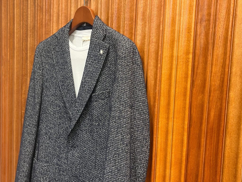 中川家・礼二さんが着用した織り柄ジャケット