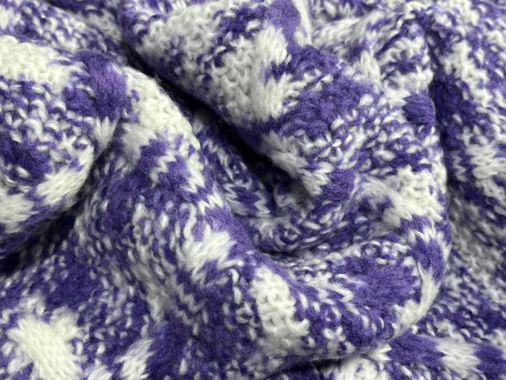 DANIELE FIESOLI 柄ニット 編地クローズアップ