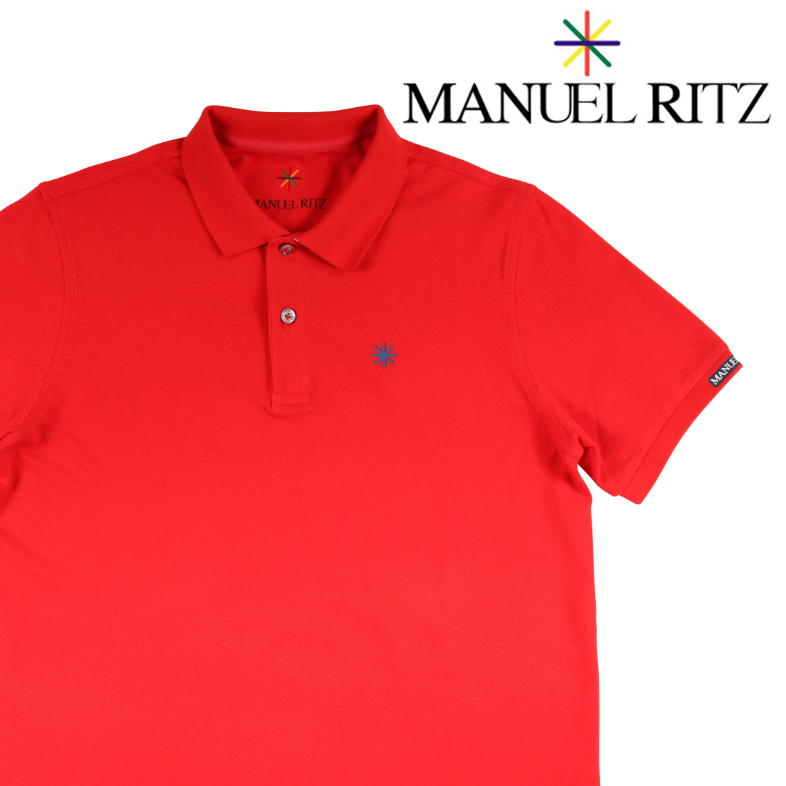 Manuel Ritz（マニュエル リッツ） 半袖ポロシャツ 2632M001 レッド L 