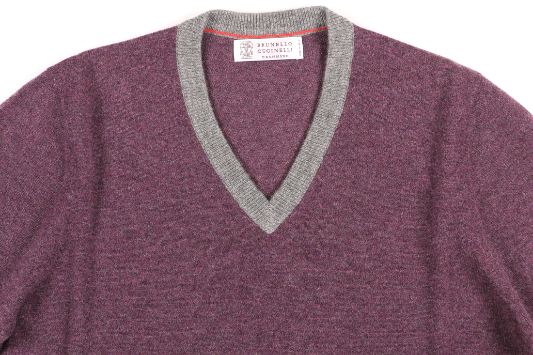 BRUNELLO CUCINELLI（ブルネロクチネリ） Vネックセーター M2212302 